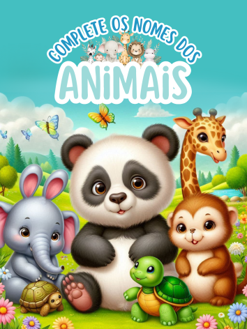 Cópia de Cópia de complete o nome dos animais